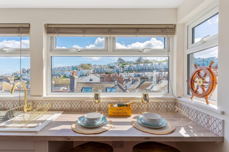 Airbnb photography in St Ives,Cornwall 37 Detail shot of stylish Airbnb decor in St Ives