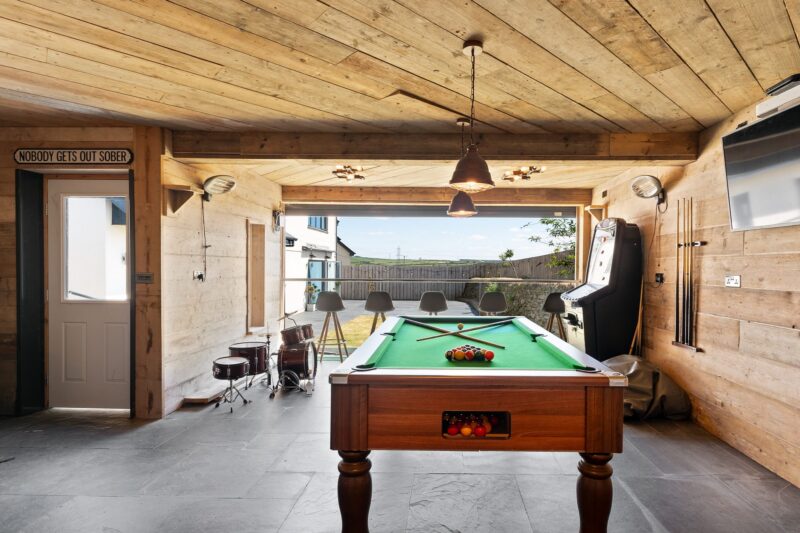 Airbnb photography in Camelford near Tintagel 31 Cornwall airbnb with a games room