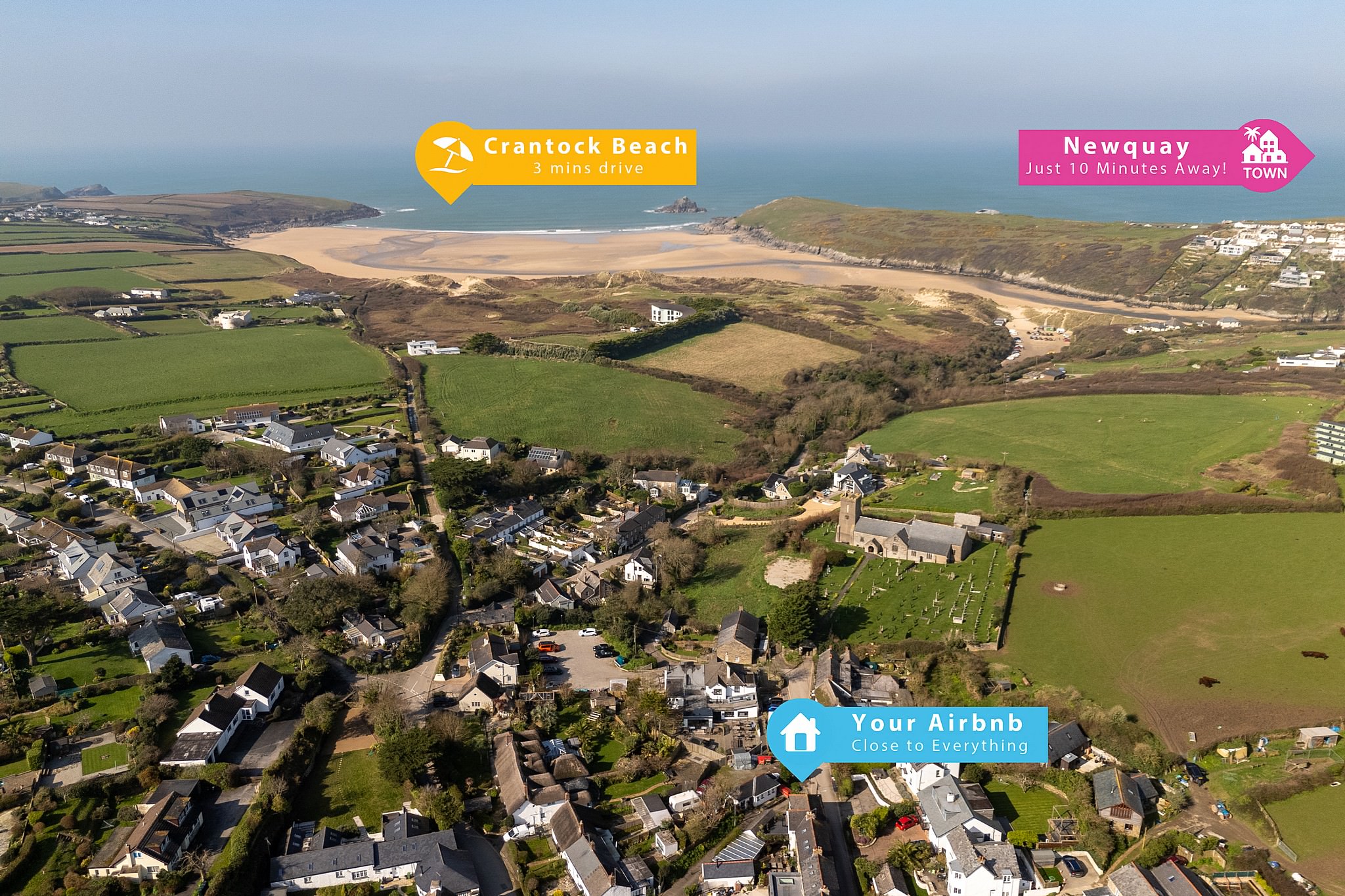 wadebridge drone property photography